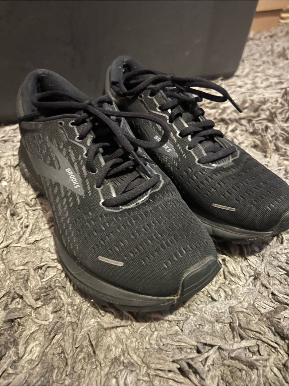 Brooks Ghost 15 Women’s Black Athletic Running Shoes